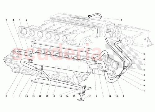 Part Diagram for Lamborghini 001532662