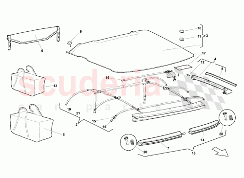 Part Diagram for Lamborghini 417898447
