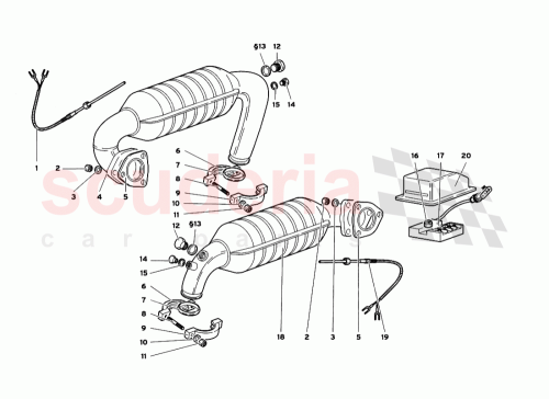 Part Diagram for Lamborghini 0044003566