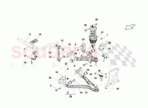Part Diagram for Lamborghini 400412019CB