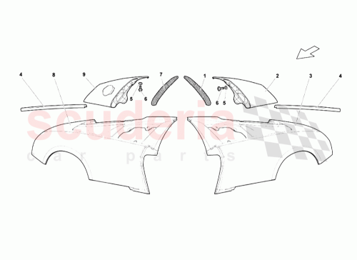 Part Diagram for Lamborghini 429821017