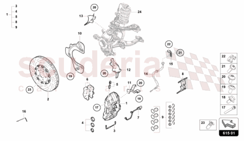 Part Diagram for Lamborghini 47B698705