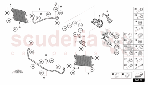 Part Diagram for Lamborghini 47B816580A