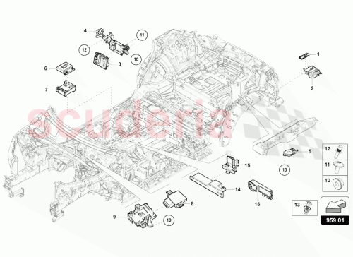 Part Diagram for Lamborghini 4M0907247