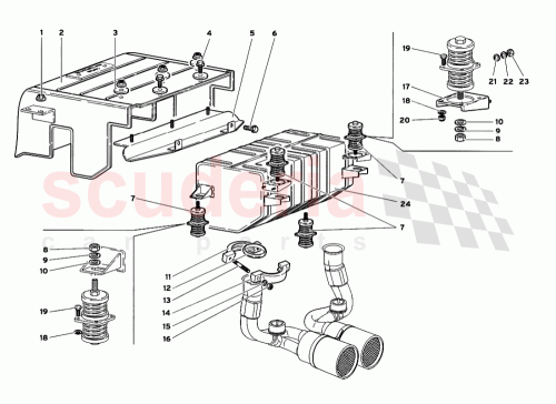 Part Diagram for Lamborghini 0044001454
