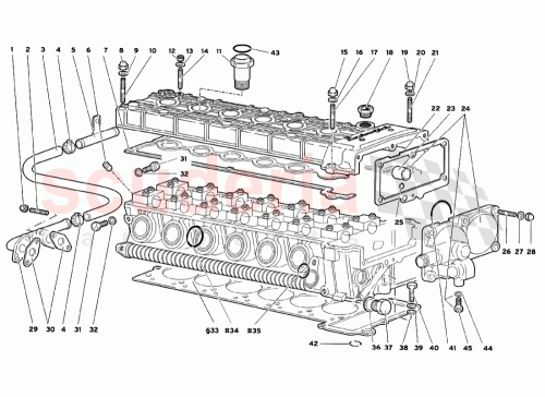 Part Diagram for Lamborghini 0011006604