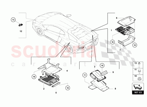 Part Diagram for Lamborghini 470907297A