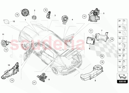 Part Diagram for Lamborghini 4M8907742