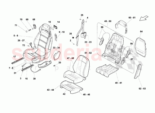 Part Diagram for Lamborghini 403881022C