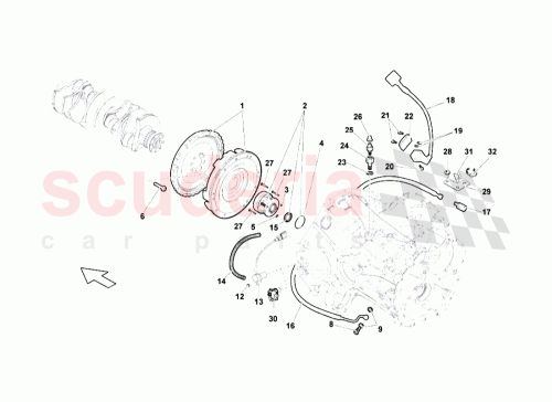 Part Diagram for Lamborghini 07L105269K