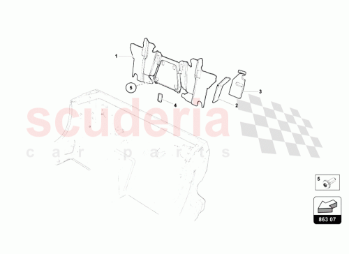 Part Diagram for Lamborghini 475868623A