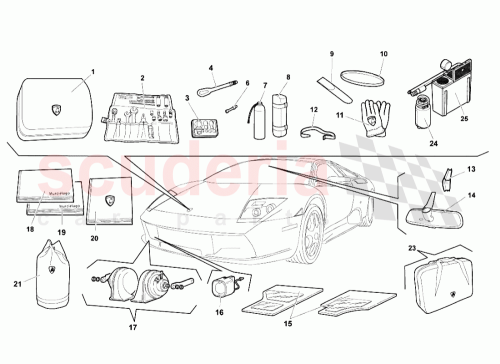 Part Diagram for Lamborghini 0078010523