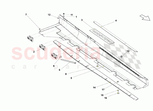 Part Diagram for Lamborghini 400853373F