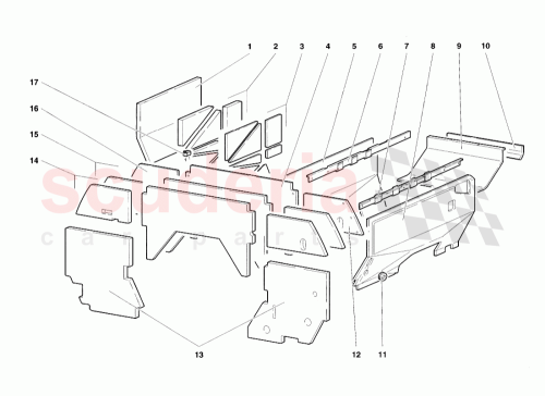 Part Diagram for Lamborghini 009411633