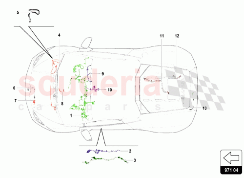 Part Diagram for Lamborghini 4T0971224
