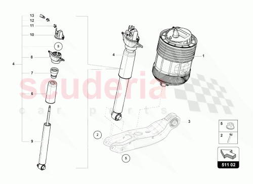 Part Diagram for Lamborghini N91236401