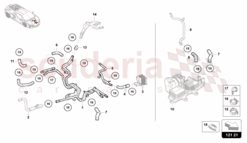 Part Diagram for Lamborghini 47B121478B
