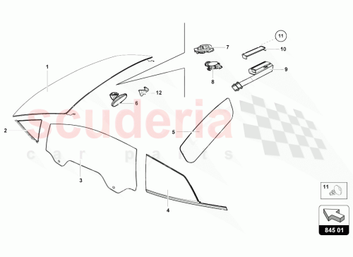 Part Diagram for Lamborghini 4T0845099S0P0
