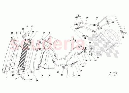 Part Diagram for Lamborghini 420317818C