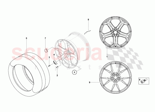Part Diagram for Lamborghini 470601313A