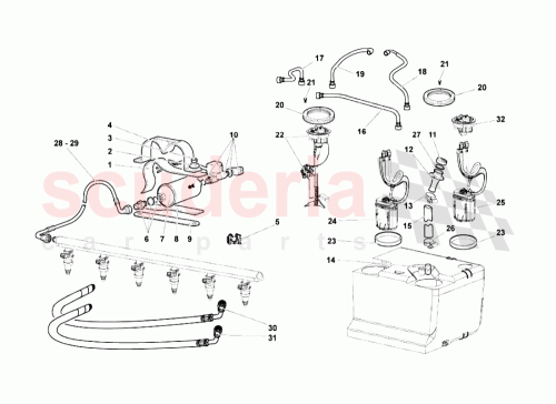 Part Diagram for Lamborghini 410201450A