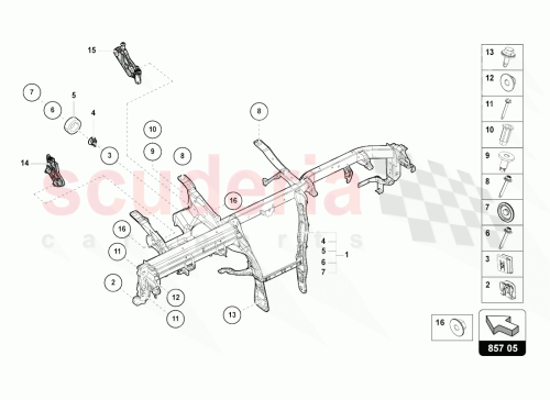 Part Diagram for Lamborghini 427721526A