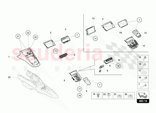 Part Diagram for Lamborghini 470919609J