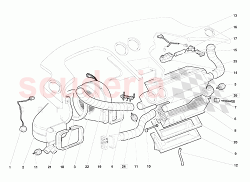 Part Diagram for Lamborghini 009414533