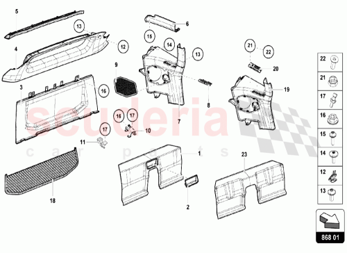 Part Diagram for Lamborghini N10602101