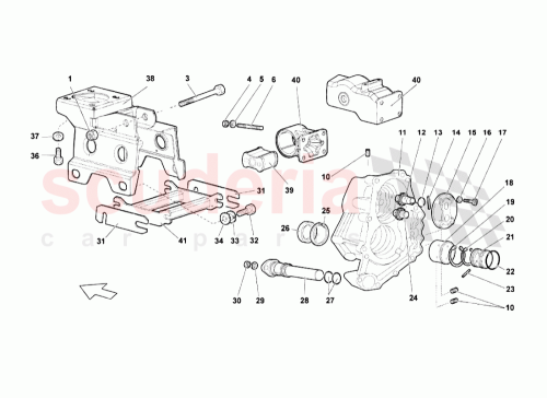 Part Diagram for Lamborghini WHT002945