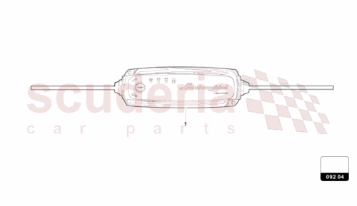 Part Diagram for Lamborghini 400093050F