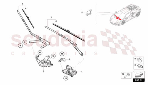 Part Diagram for Lamborghini N10189407
