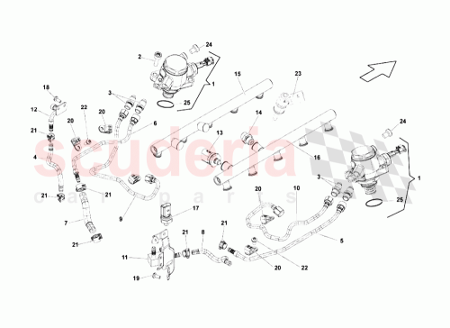Part Diagram for Lamborghini 07L127065