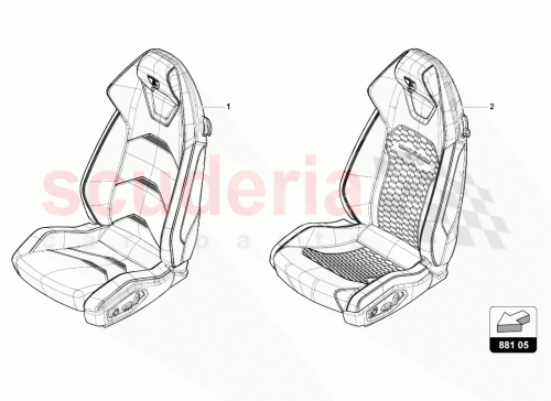 Part Diagram for Lamborghini 4T7881011AL