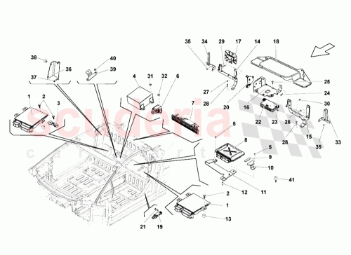 Part Diagram for Lamborghini 407959655