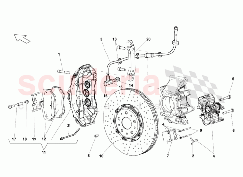 Part Diagram for Lamborghini N10572401