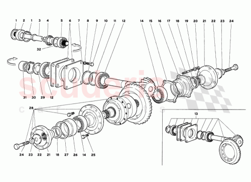 Part Diagram for Lamborghini 0023006470