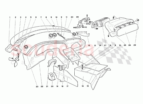 Part Diagram for Lamborghini 0078004090