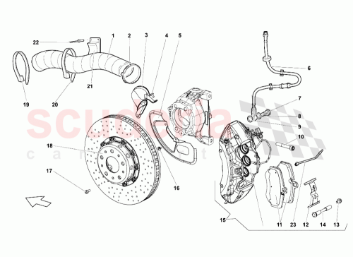 Part Diagram for Lamborghini 410611359