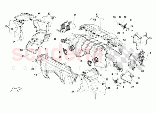 Part Diagram for Lamborghini N124501