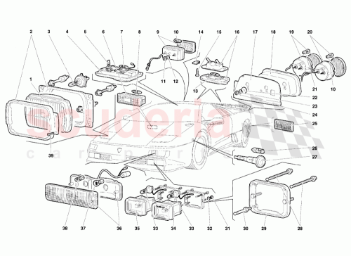 Part Diagram for Lamborghini 009411304