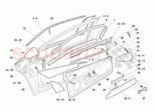 Part Diagram for Lamborghini 418867014D