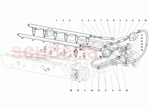 Part Diagram for Lamborghini 008831527