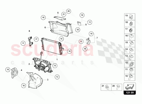Part Diagram for Lamborghini 4T0807158G