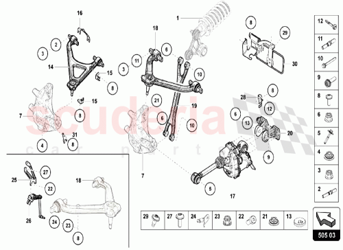 Part Diagram for Lamborghini 470501398B