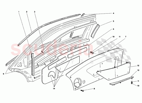 Part Diagram for Lamborghini 310132084