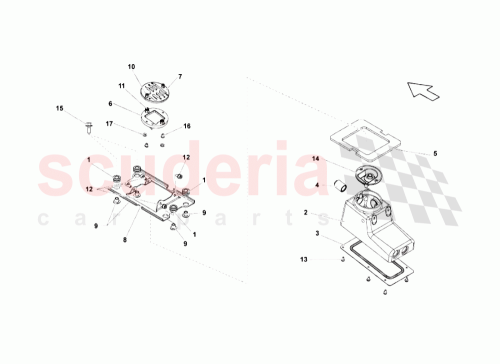 Part Diagram for Lamborghini 400711565B