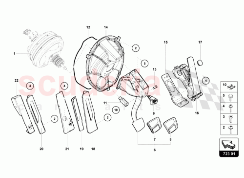 Part Diagram for Lamborghini 470805675A