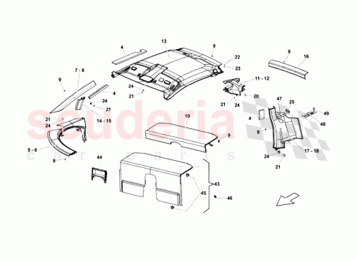 Part Diagram for Lamborghini 403868711D