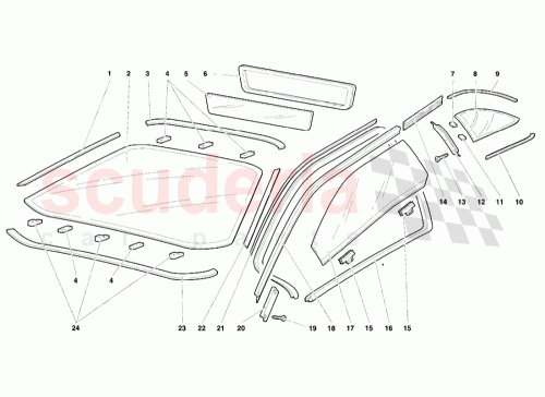 Part Diagram for Lamborghini 0072004147